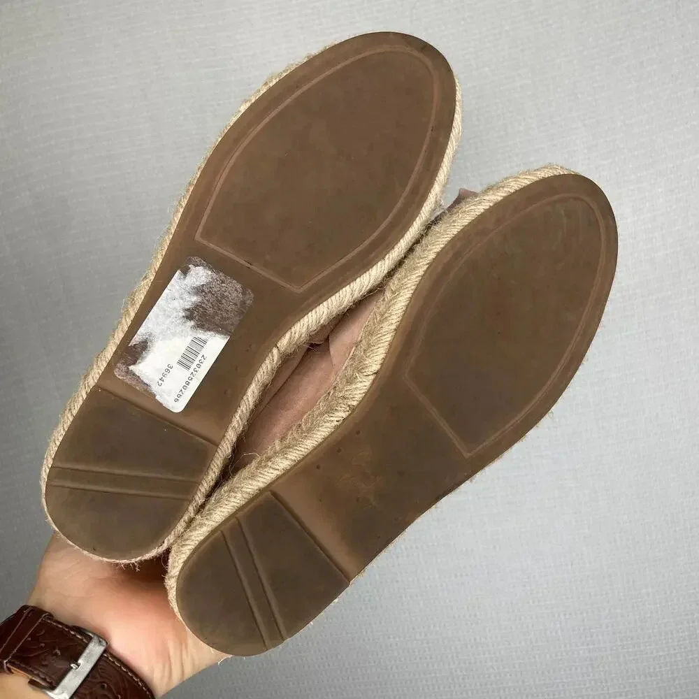 Crown Vintage | Light Pink Espadrille Loafer Shoe‎ 6.5